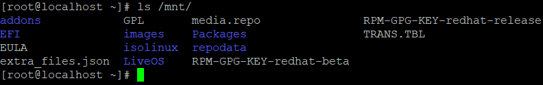 RHEL 7 镜像目录结构